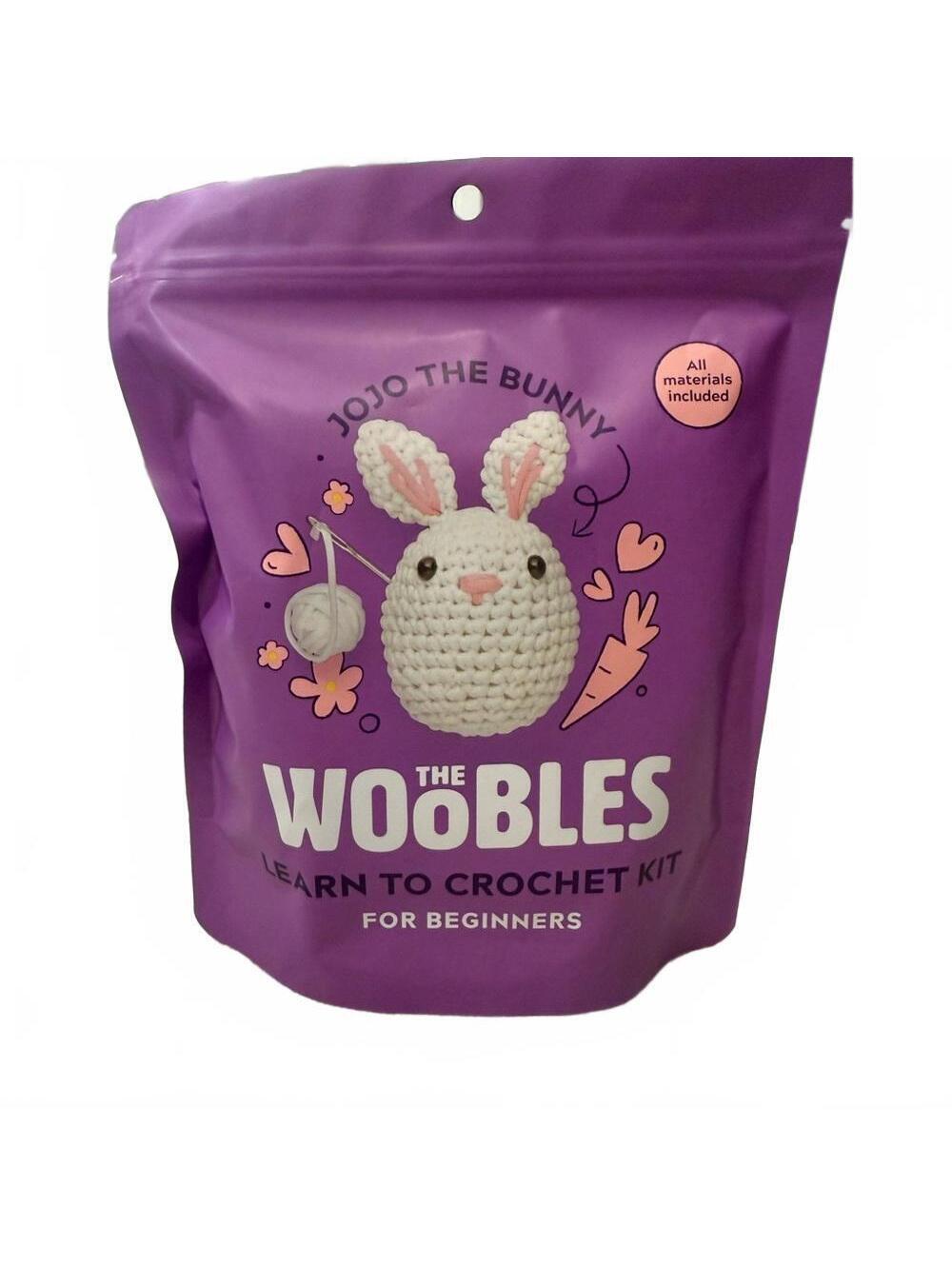 The Woobles JoJo the Bunny Crochet Kit Beginners NWT
